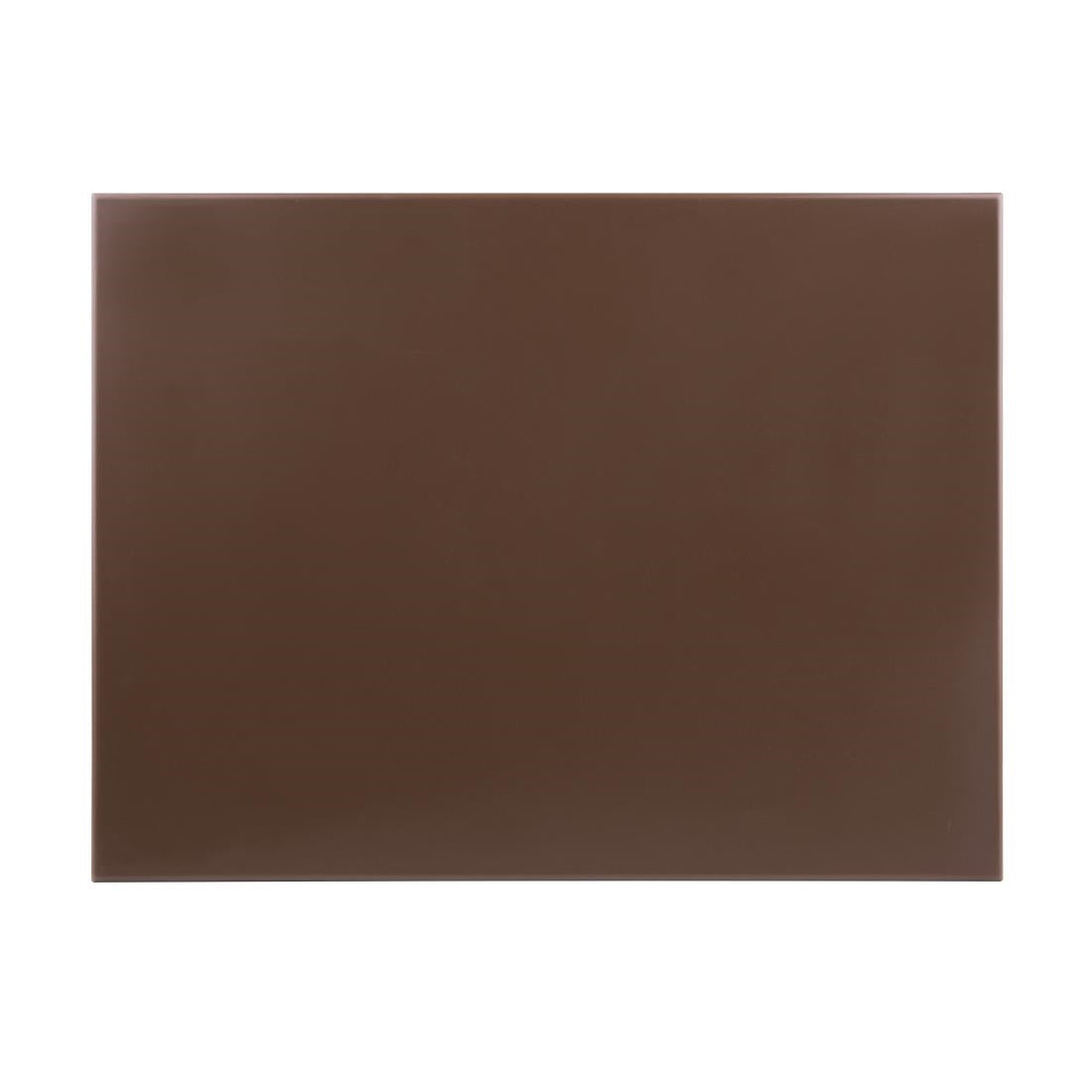 Grand planche à découper haute densité Hygiplas marron — J005