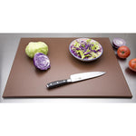 Grand planche à découper haute densité Hygiplas marron — J005