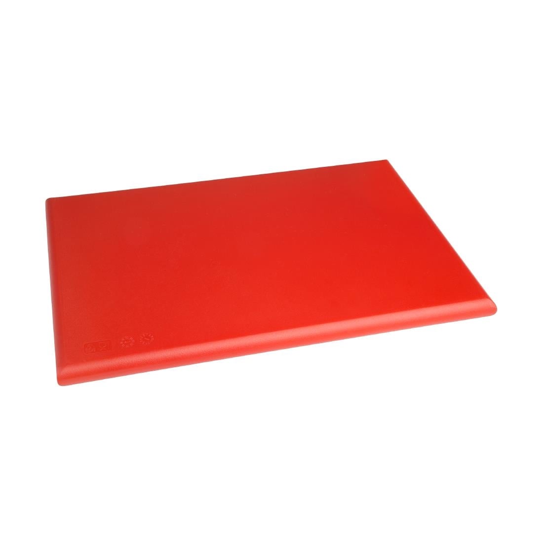 Planche à découper épaisse haute densité Hygiplas rouge — J034