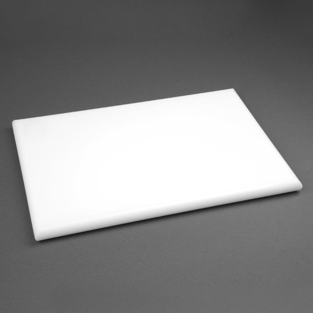Planche à découper épaisse haute densité Hygiplas blanche — J038