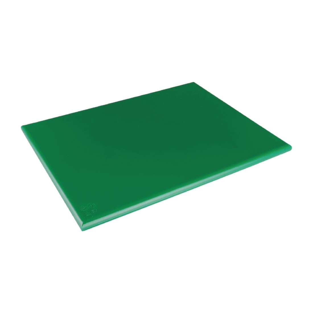 Grande planche à découper épaisse basse densité Hygiplas verte — HC876