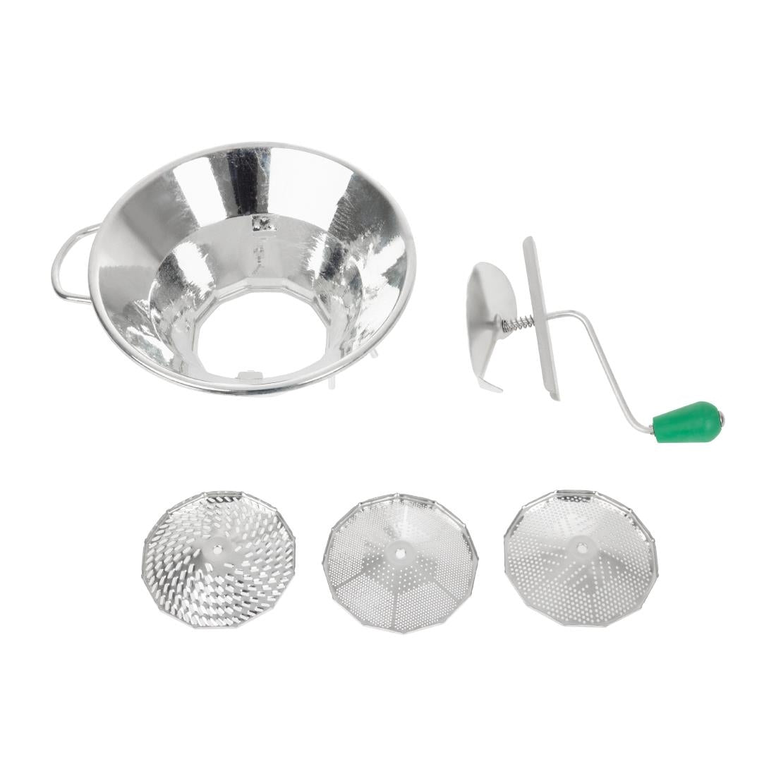 Moulin à légumes Tellier en acier étamé n°3 - 31 cm — J165