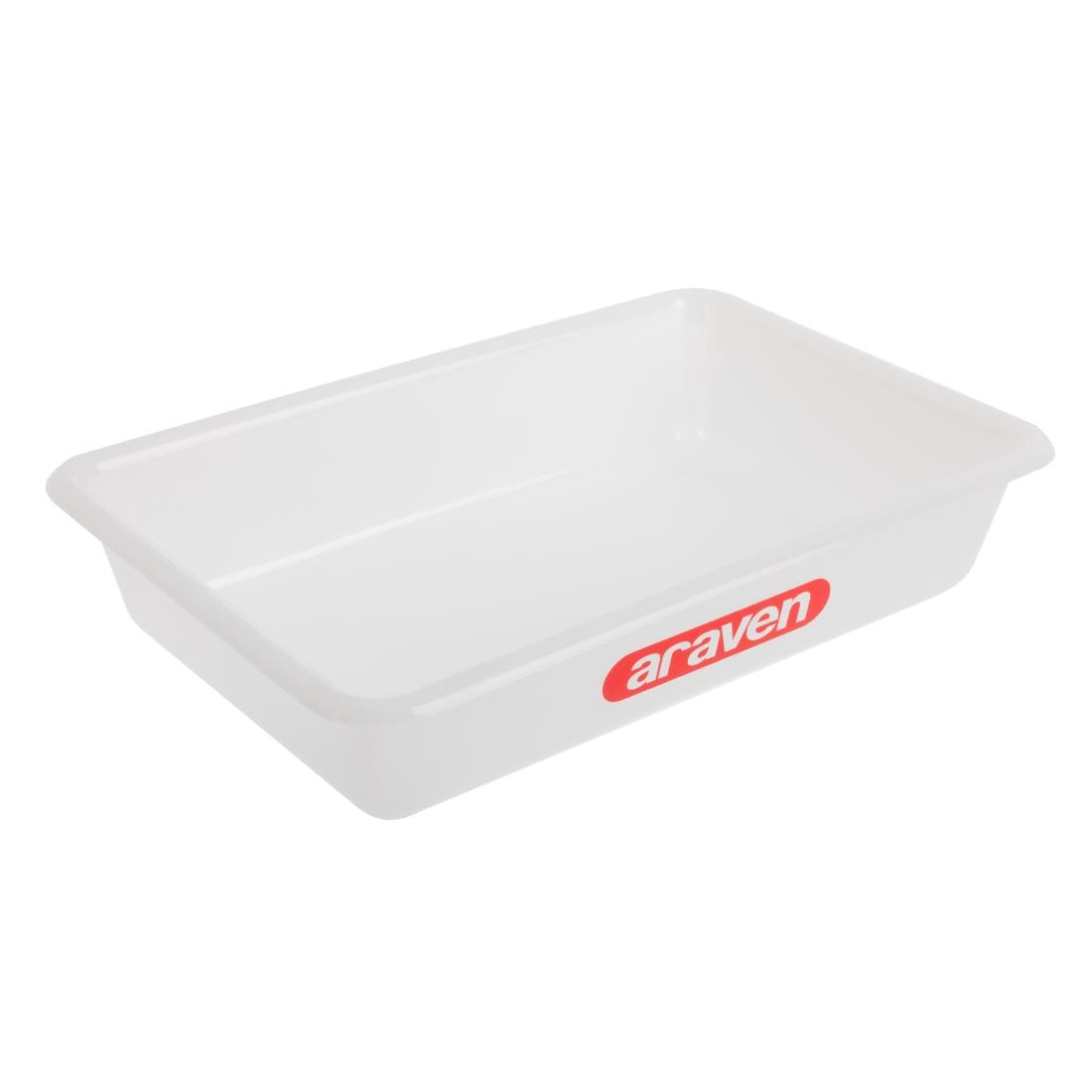 Bac alimentaire peu profond Araven transparent 300mm — J208