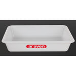 Bac alimentaire peu profond Araven transparent 345mm — J209