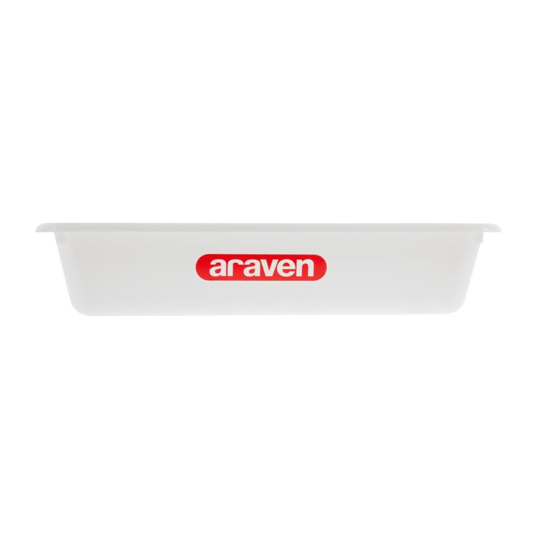 Bac alimentaire peu profond Araven transparent 345mm — J209