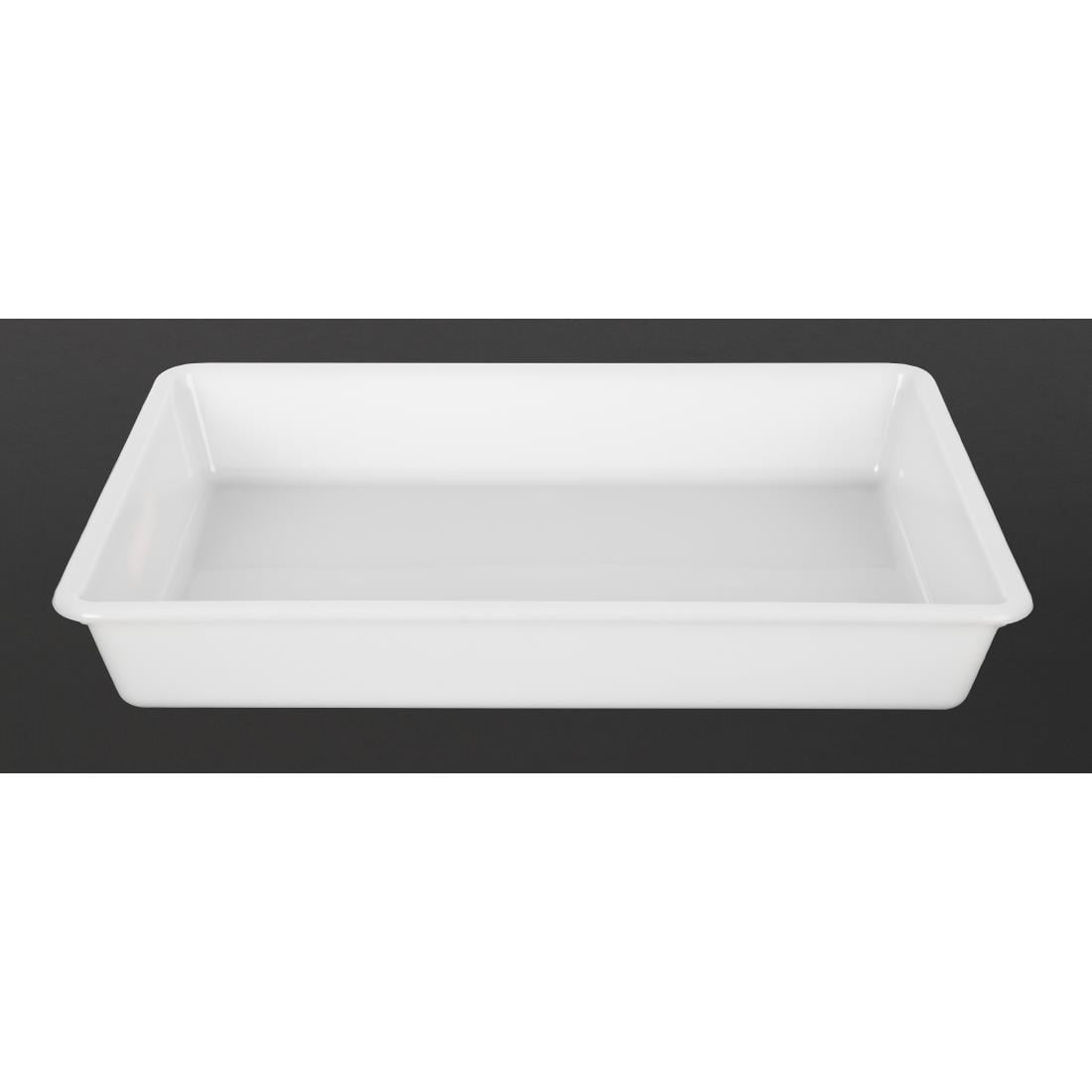 Bac alimentaire peu profond Araven transparent 540 mm — J223