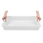Bac alimentaire peu profond Araven transparent 540 mm — J223