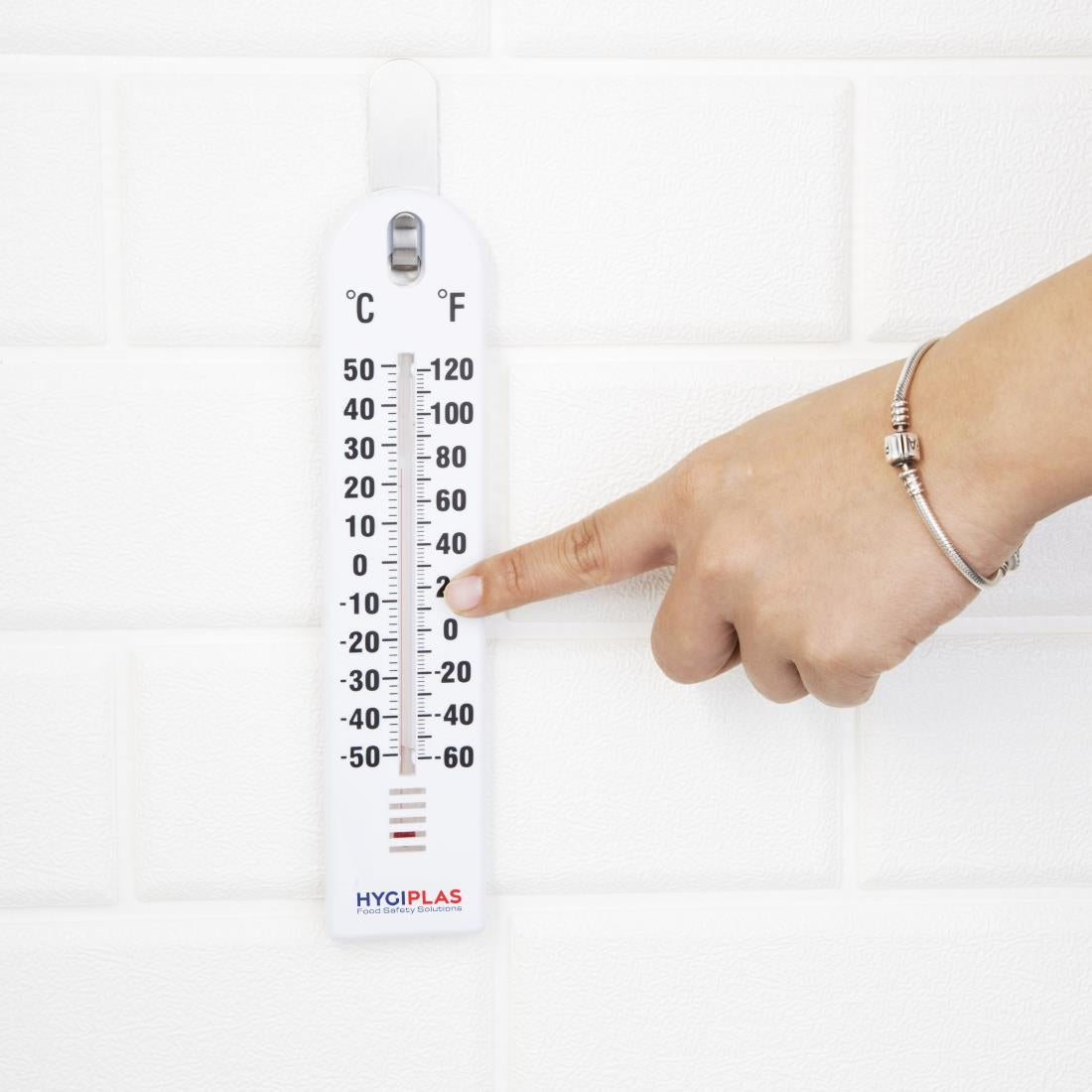 Thermomètre mural Hygiplas — J228