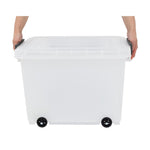 Conteneur alimentaire mobile avec couvercle Araven 50L — J245