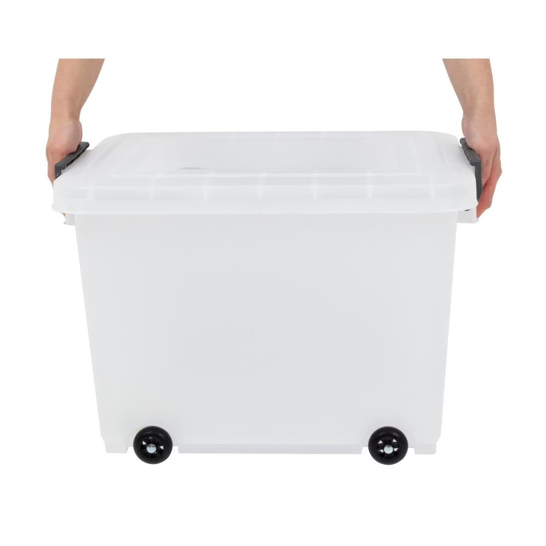 Conteneur alimentaire mobile avec couvercle Araven 50L — J245