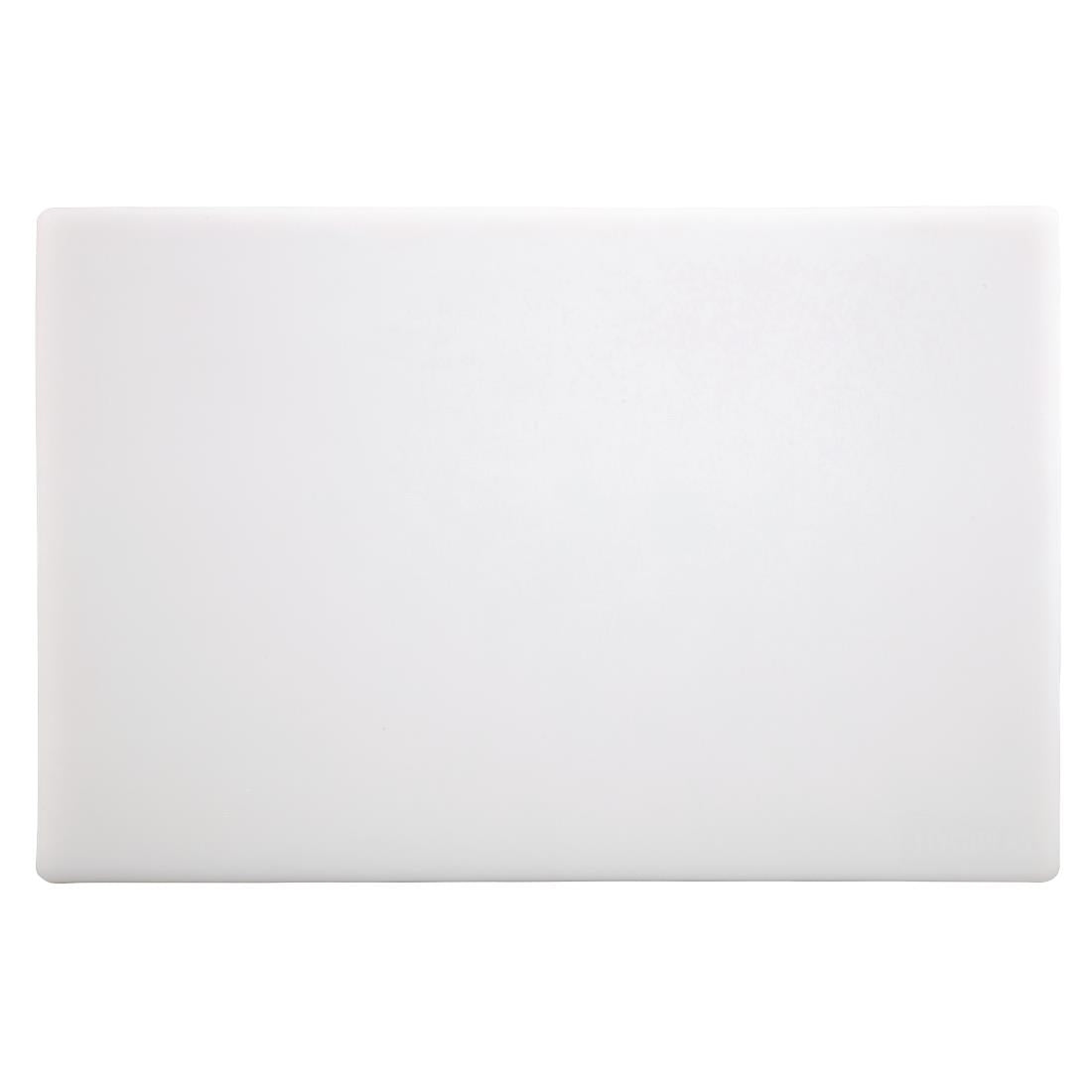 Planche à découper standard basse densité Hygiplas blanche — J252
