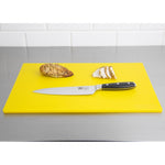Planche à découper standard basse densité Hygiplas jaune — J254
