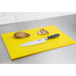 Planche à découper standard basse densité Hygiplas jaune — J254
