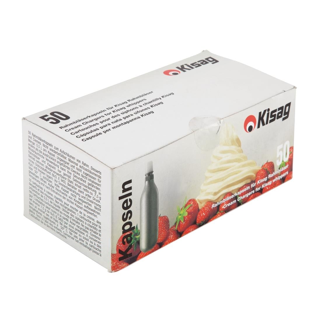 Cartouches pour siphon à chantilly Kisag (lot de 50) — J448