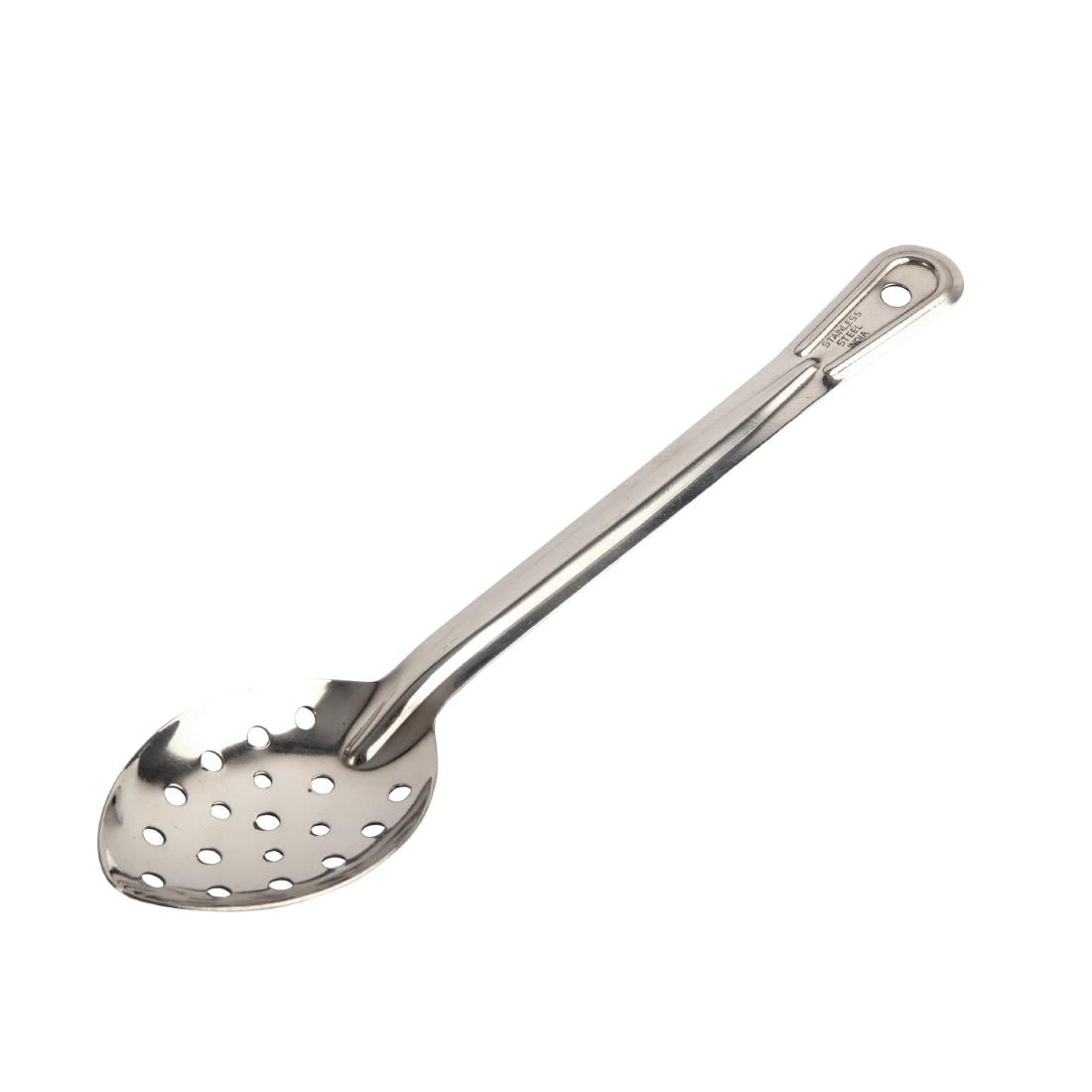 Cuillère de service perforée en acier inoxydable Vogue 330mm — J640