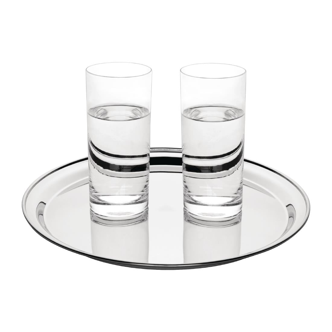 Plateau de service rond inox Olympia 305mm — J828