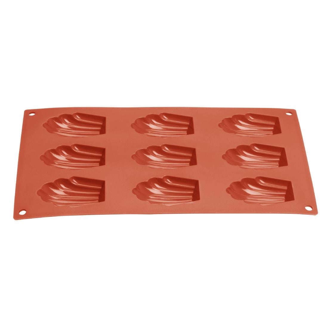 Plaque de 9 moules à madeleine en silicone Vogue — JA314