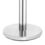 Barrière rétractable en inox poli Bolero sangle noire 3 m (lot de 2) — JA341