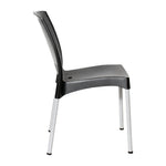 Chaises en polypropylène Bolero Elements noires (lot de 4) — JA918