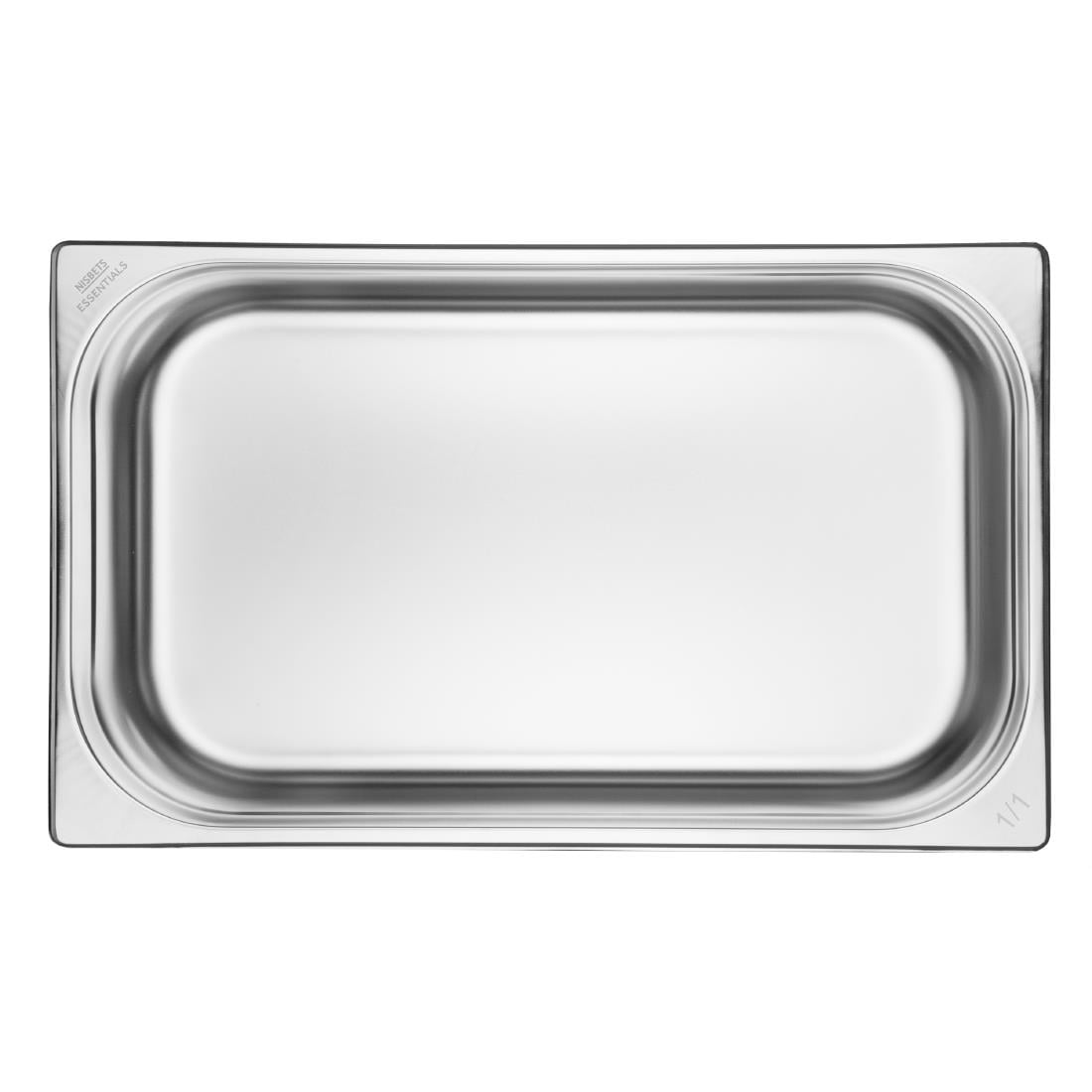 Bacs GN 1/1 en inox Nisbets Essentials 100 mm (lot de 3) — JB370