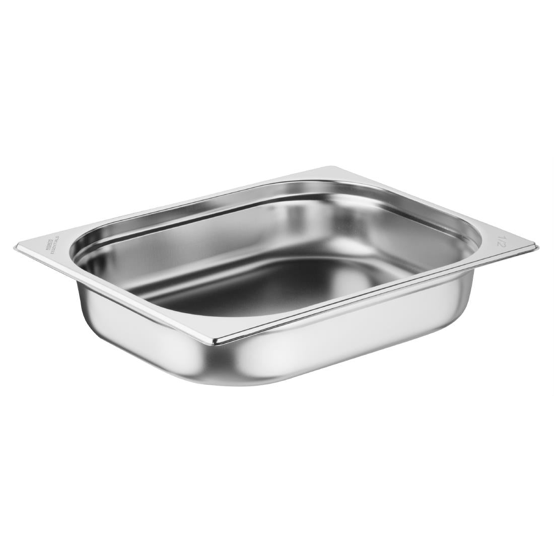 Bacs GN 1/2 en inox Nisbets Essentials 65 mm (lot de 3) — JB371