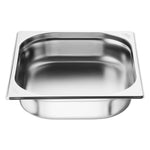 Bacs GN 1/2 en inox Nisbets Essentials 65 mm (lot de 3) — JB371