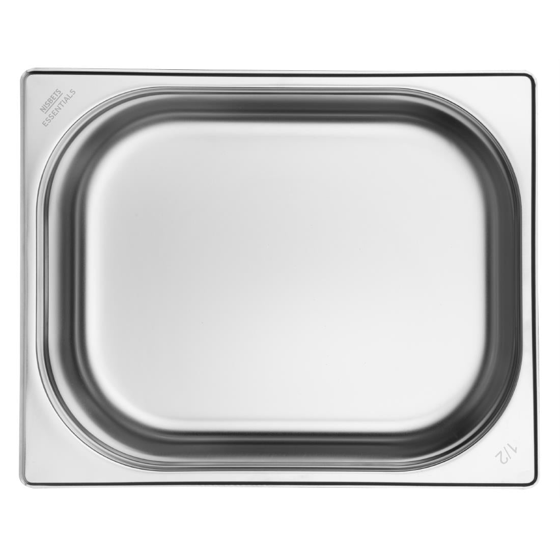 Bacs GN 1/2 en inox Nisbets Essentials 65 mm (lot de 3) — JB371