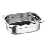 Bacs GN 1/2 en inox Nisbets Essentials 100 mm (lot de 3) — JB372