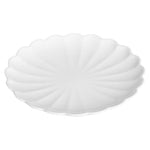 Assiettes festonnées Olympia Bloom blanches 175 mm (lot de 6) — JB393