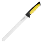 Couteau à trancher denté Hygiplas Pro jaune 25cm — JD218