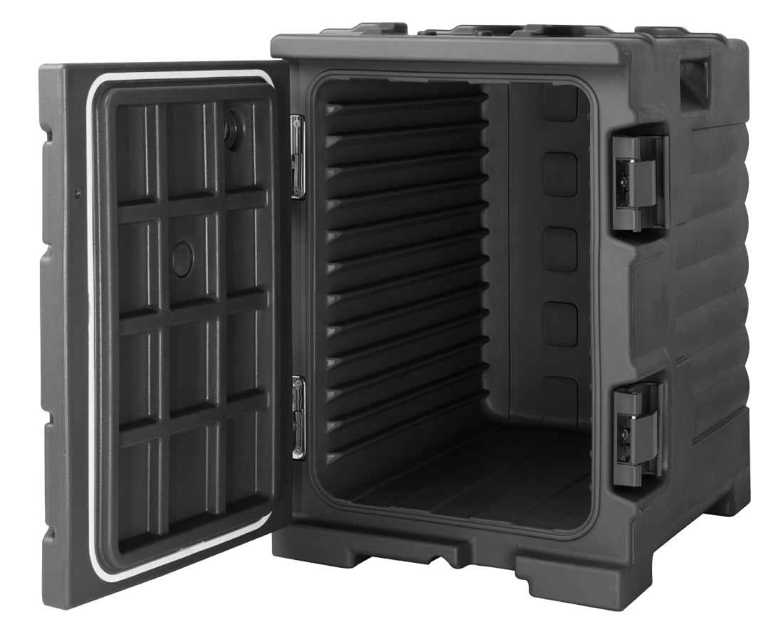 Conteneur isotherme GN à chargement frontal Vogue noir  — JD443