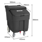 Chariot à glaçons Vogue 100L — JD445