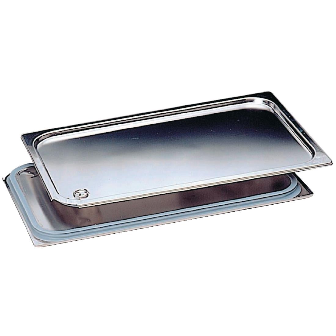 Couvercle Gastronorme anti-déversement GN1/2 Matfer Bourgeat acier inoxydable — K099
