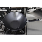 Wok antiadhésif fond plat 356mm — K250