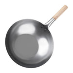 Wok en acier doux Vogue 35,6 cm — K297