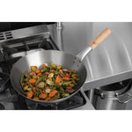 Wok en acier doux Vogue 35,6 cm — K297