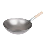 Wok conique en acier doux Vogue 356mm — K299