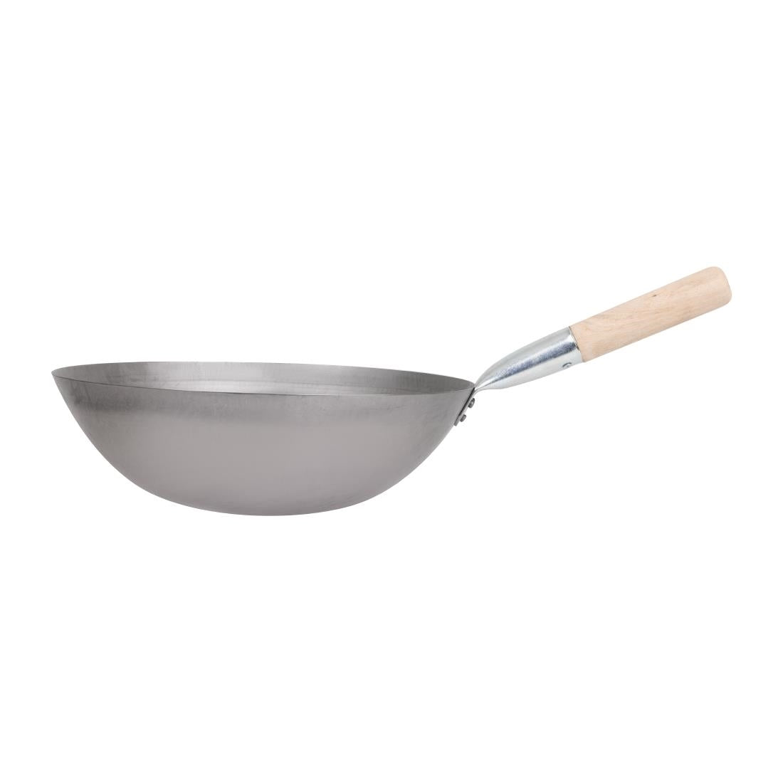Wok conique en acier doux Vogue 356mm — K299