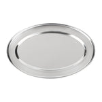 Plat de service ovale en inox Olympia 220mm — K361
