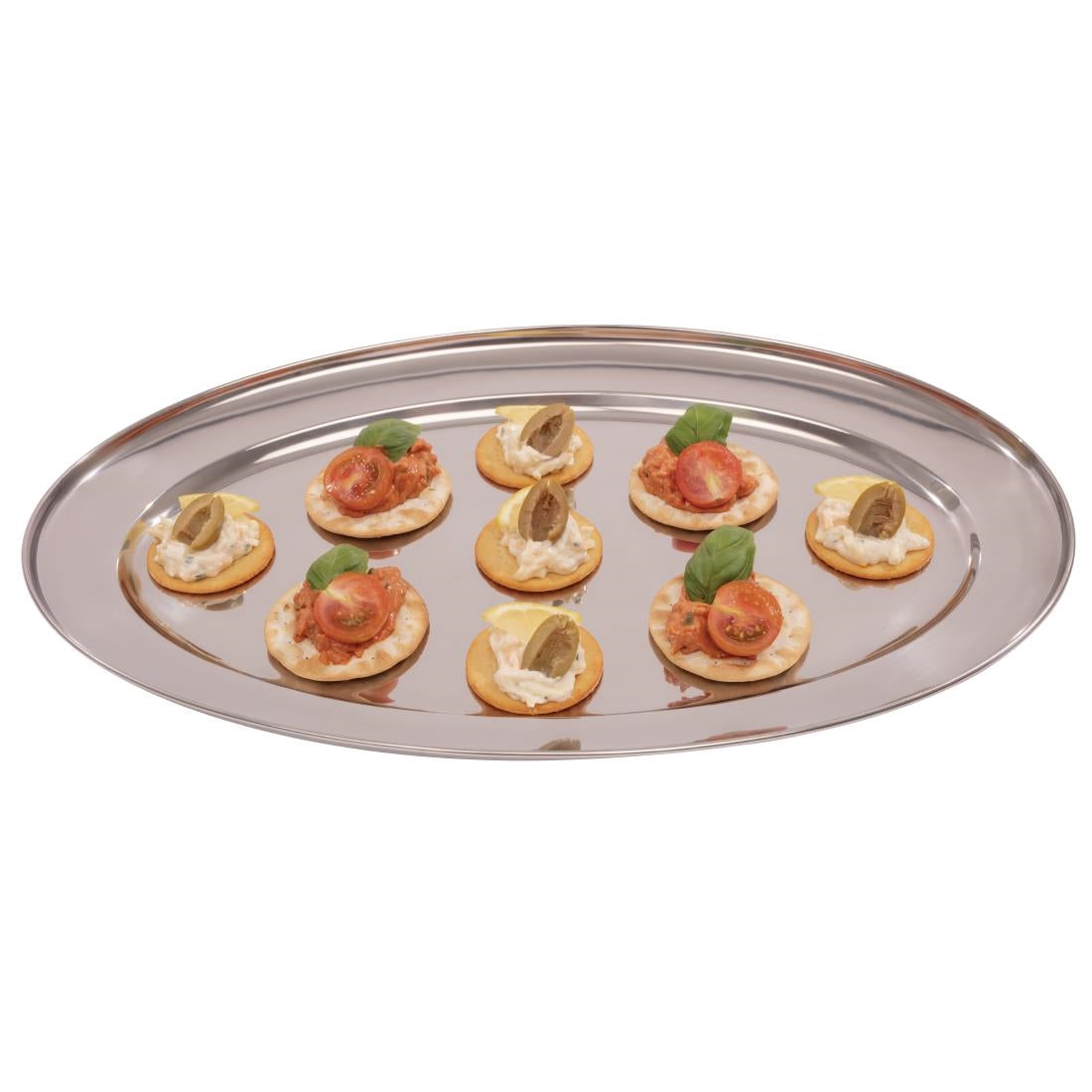 Plat de service ovale Olympia 450mm — K366