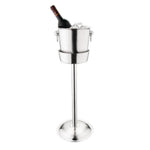 Seau à vin et champagne en acier inoxydable brossé Olympia — K406