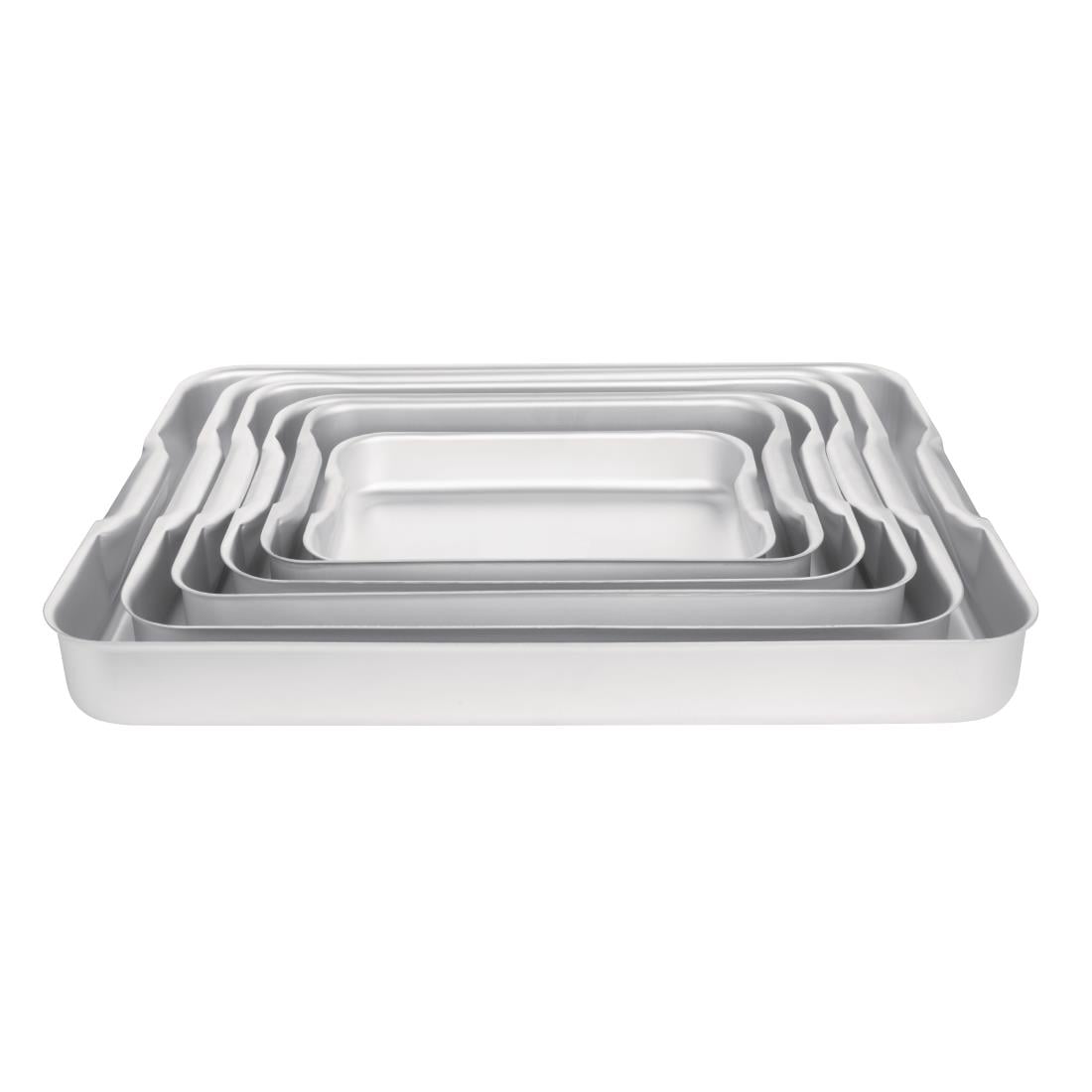 Plat à rôtir en aluminium Vogue 420x305mm — K424