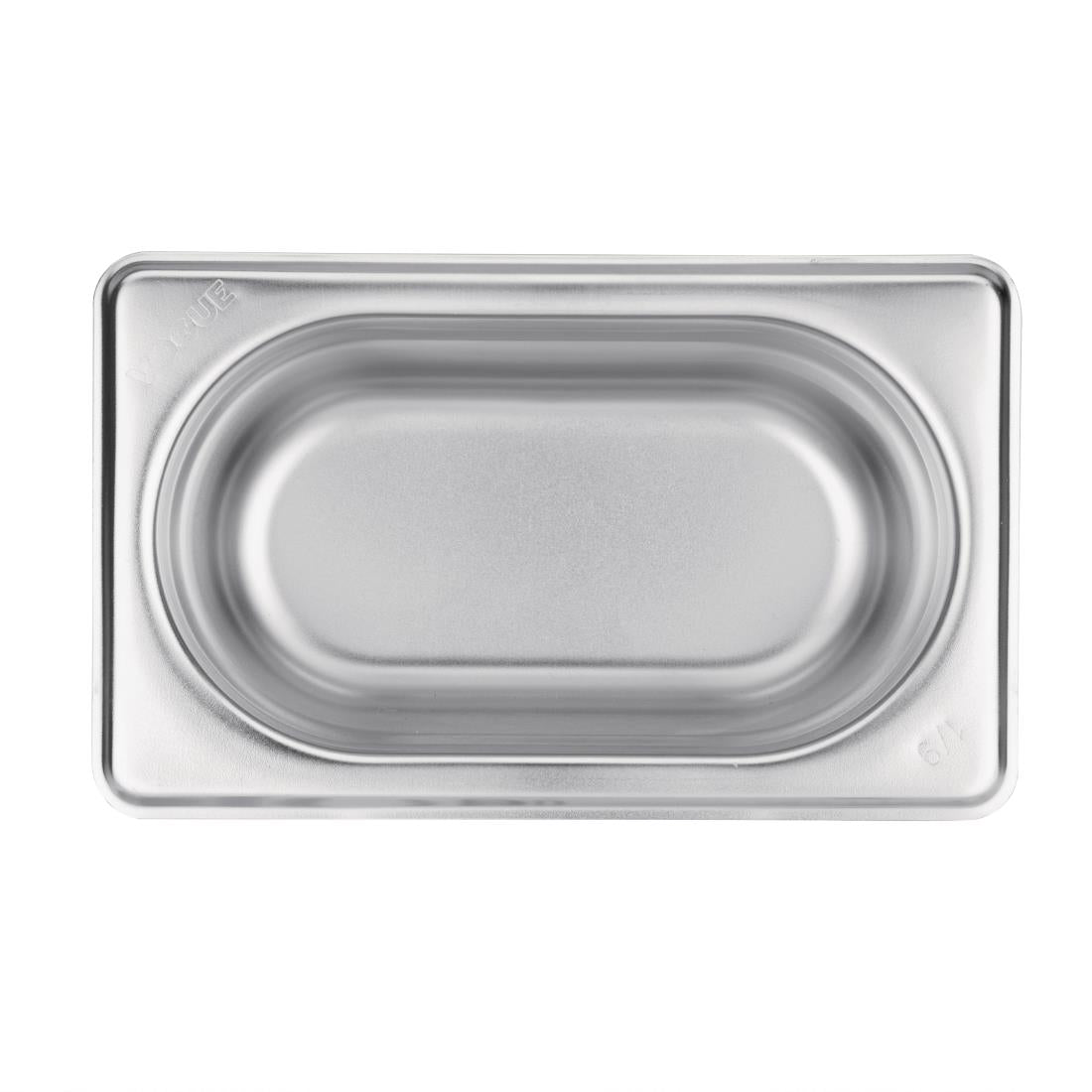 Bac inox 201 Vogue GN 1/9 100 mm — K825