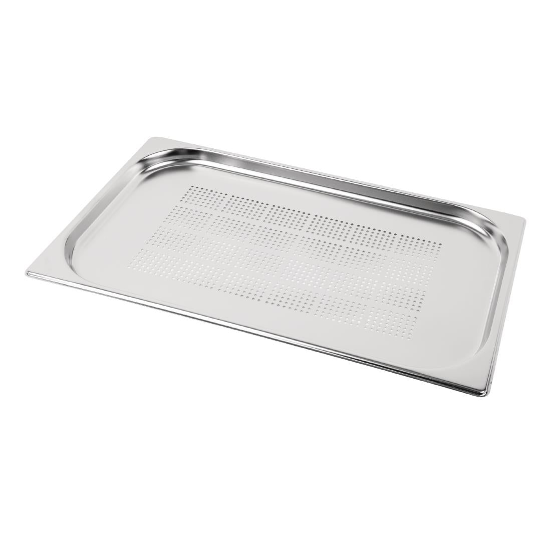 Bac Gastronorme inox perforé GN 1/1 20mm Vogue — K827