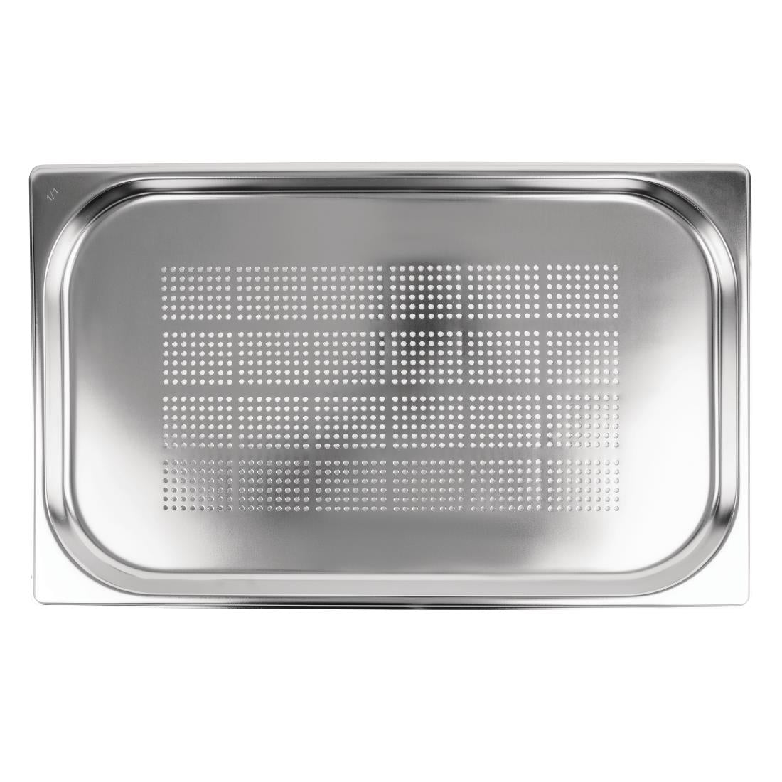 Bac Gastronorme inox perforé GN 1/1 20mm Vogue — K827