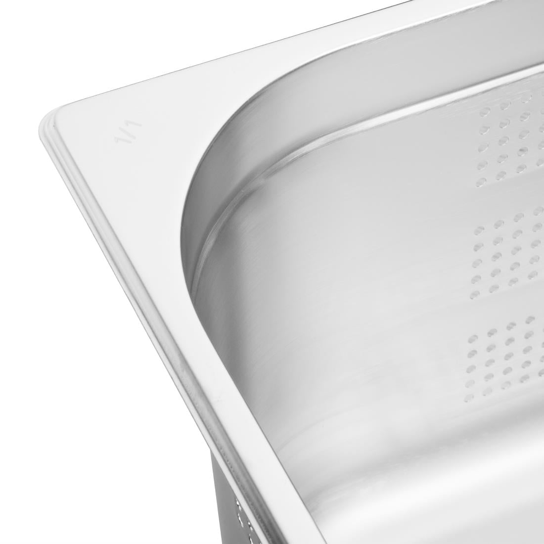 Bac Gastronorme inox perforé GN 1/1 200mm Vogue — K843