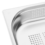 Bac Gastronorme inox perforé GN 1/2 65mm Vogue — K844