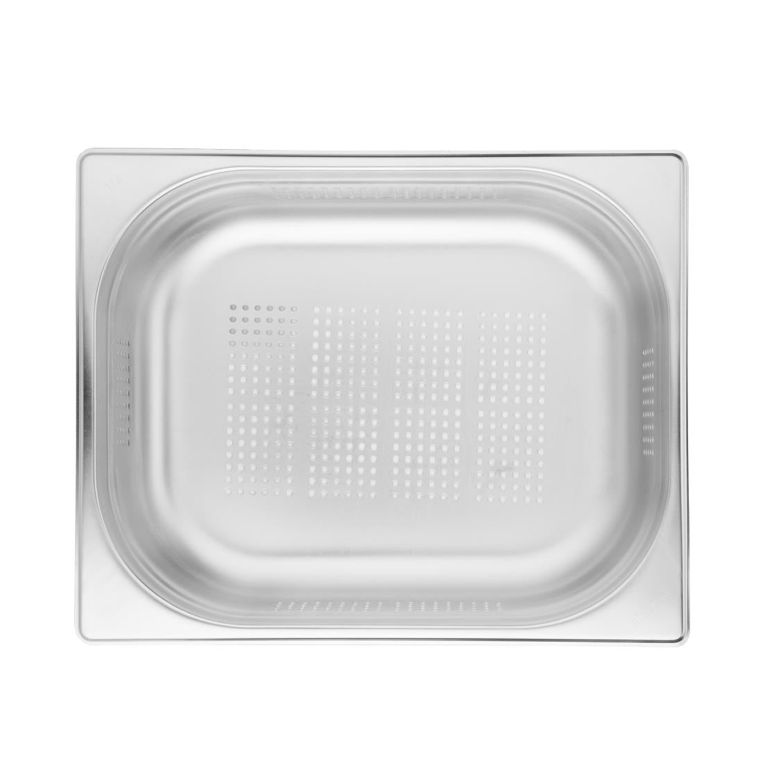 Bac Gastronorme inox perforé GN 1/2 100mm Vogue — K845