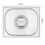 Couvercle GN 1/2 inox Vogue — K931