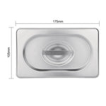 Couvercle GN 1/4 inox Vogue — K972